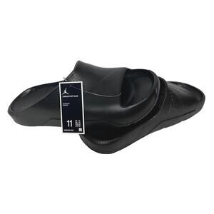 Men's Jordan Post Slides Black/Black NTB Size 11 Sandals Deck Shoes (DX5575 001)